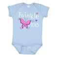 thumbnail image 1 of Inktastic Twinkle Toes Pretty Butterfly Girls Baby Bodysuit, 1 of 5