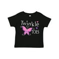 thumbnail image 1 of Inktastic Twinkle Toes Pretty Butterfly Girls Toddler T-Shirt, 1 of 5
