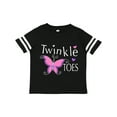 thumbnail image 1 of Inktastic Twinkle Toes Pretty Butterfly Girls Toddler T-Shirt, 1 of 5