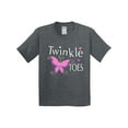 thumbnail image 1 of Inktastic Twinkle Toes Pretty Butterfly Youth T-Shirt, 1 of 5