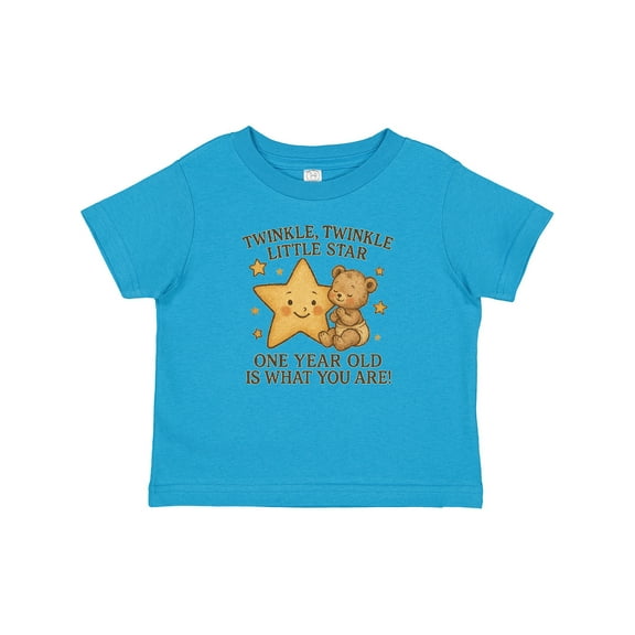 Inktastic Twinkle Twinkle Little Star One Year Old Birthday Boys or Girls Baby T-Shirt