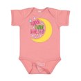 thumbnail image 1 of Inktastic Twinkle Twinkle Little Star with Yellow Moon Boys or Girls Baby Bodysuit, 1 of 5