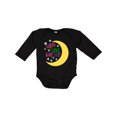 thumbnail image 1 of Inktastic Twinkle Twinkle Little Star with Yellow Moon Boys or Girls Long Sleeve Baby Bodysuit, 1 of 5
