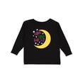 thumbnail image 1 of Inktastic Twinkle Twinkle Little Star with Yellow Moon Boys or Girls Long Sleeve Toddler T-Shirt, 1 of 5