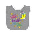 thumbnail image 1 of Inktastic Twinkle, Twinkle, Little Star with Yellow Moon in Night Cap Boys or Girls Baby Bib, 1 of 3
