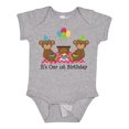 thumbnail image 1 of Inktastic Twins 1st Birthday Bears Boys or Girls Baby Bodysuit, 1 of 5
