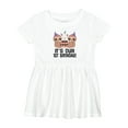 thumbnail image 1 of Inktastic Twins 1st Birthday Sloth Boy Girl 1 Year Old Girls Baby Dress, 1 of 5