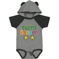 thumbnail image 1 of Inktastic Twins Happen Baby Gift Boys or Girls Baby Bodysuit, 1 of 5
