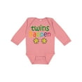 thumbnail image 1 of Inktastic Twins Happen Baby Boys or Girls Long Sleeve Baby Bodysuit, 1 of 5