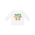thumbnail image 1 of Inktastic Twins Happen Baby Gift Boys or Girls Long Sleeve Toddler T-Shirt, 1 of 5