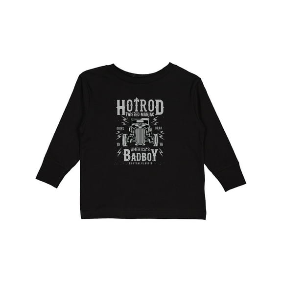 Inktastic Twisted Hotrod Boys or Girls Long Sleeve Toddler T-Shirt