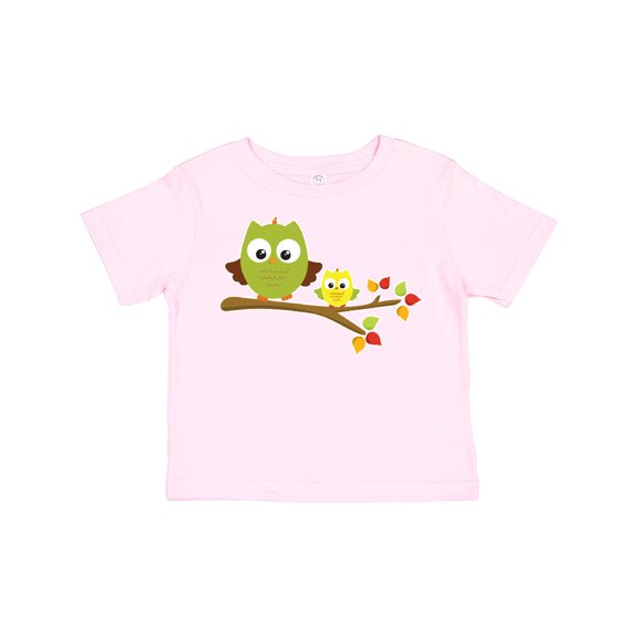 Inktastic Two Cute Owls on a Branch Boys or Girls Toddler T-Shirt