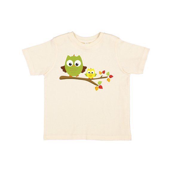 Inktastic Two Cute Owls on a Branch Boys or Girls Toddler T-Shirt
