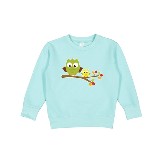 Inktastic Two Cute Owls on a Branch Toddler Sweatshirt