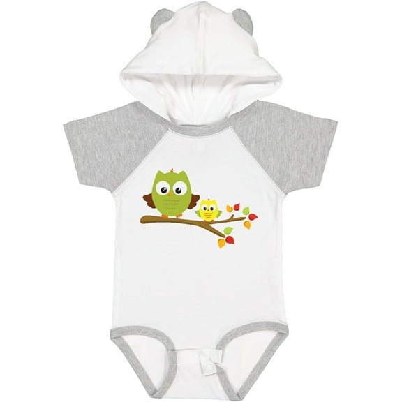 Inktastic Two Owls on a Branch Boys or Girls Baby Bodysuit