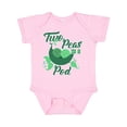 thumbnail image 1 of Inktastic Two Peas in a Pod with Faces Boys or Girls Baby Bodysuit, 1 of 5