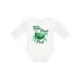 thumbnail image 1 of Inktastic Two Peas in a Pod with Faces Boys or Girls Long Sleeve Baby Bodysuit, 1 of 5