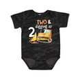 thumbnail image 1 of Inktastic Two and Digging It Bulldozer 2nd Birthday Boys or Girls Baby Bodysuit, 1 of 5