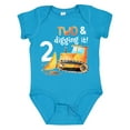 thumbnail image 1 of Inktastic Two and Digging It Bulldozer 2nd Birthday Boys or Girls Baby Bodysuit, 1 of 5