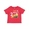 thumbnail image 1 of Inktastic Two and Digging It Bulldozer 2nd Birthday Boys or Girls Baby T-Shirt, 1 of 5