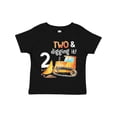 thumbnail image 1 of Inktastic Two and Digging It Bulldozer 2nd Birthday Boys or Girls Toddler T-Shirt, 1 of 5