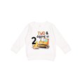 thumbnail image 1 of Inktastic Two and Digging It Bulldozer 2nd Birthday Toddler Sweatshirt, 1 of 4