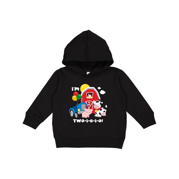 Inktastic Two-i-e-i-o 2nd Birthday Toddler Hoodie