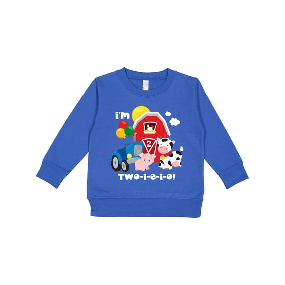 Inktastic Two-i-e-i-o 2nd Birthday Toddler Sweatshirt
