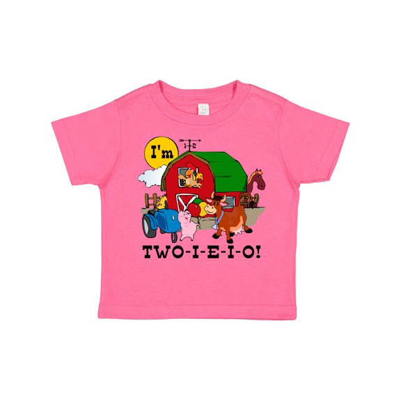 Inktastic Two-i-e-i-o Boys or Girls Toddler T-Shirt