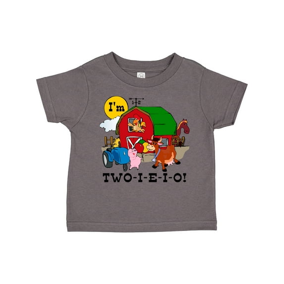 Inktastic Two-i-e-i-o Boys or Girls Toddler T-Shirt