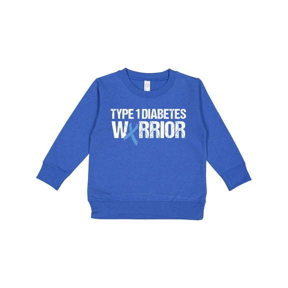 Inktastic Type 1 Diabetes Warrior Toddler Sweatshirt