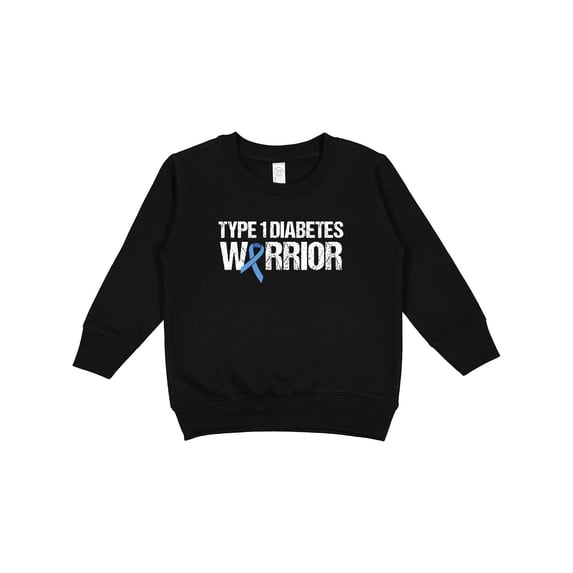 Inktastic Type 1 Diabetes Warrior Toddler Sweatshirt