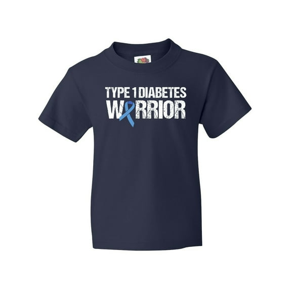 Inktastic Type 1 Diabetes Warrior Youth T-Shirt