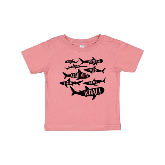 Inktastic Types of Sharks Boys or Girls Baby T-Shirt