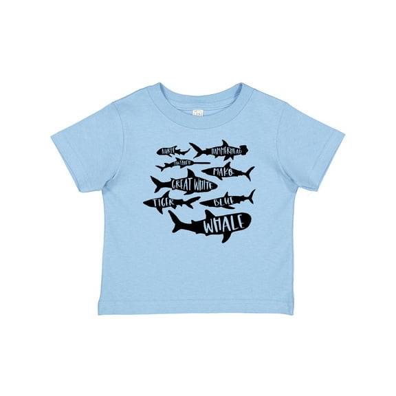 Inktastic Types of Sharks Boys or Girls Baby T-Shirt