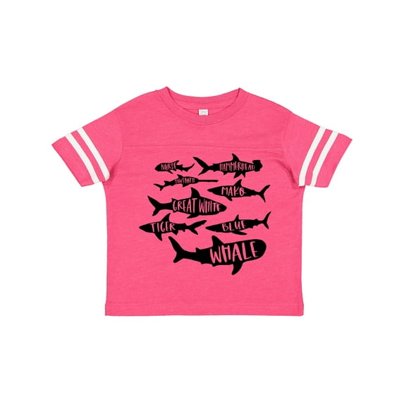 Inktastic Types of Sharks Boys or Girls Toddler T-Shirt