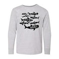 thumbnail image 1 of Inktastic Types of Sharks Long Sleeve Youth T-Shirt, 1 of 5