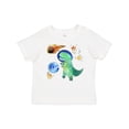 thumbnail image 1 of Inktastic Tyrannosaurus Rex Vs. Meteor Fun Space Dinosaur Boys or Girls Baby T-Shirt, 1 of 5