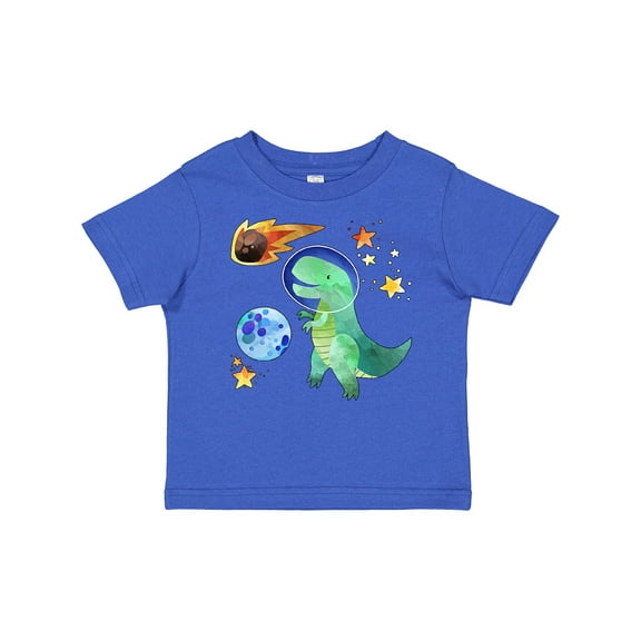 Inktastic Tyrannosaurus Rex Vs. Meteor Fun Space Dinosaur Boys or Girls Baby T-Shirt