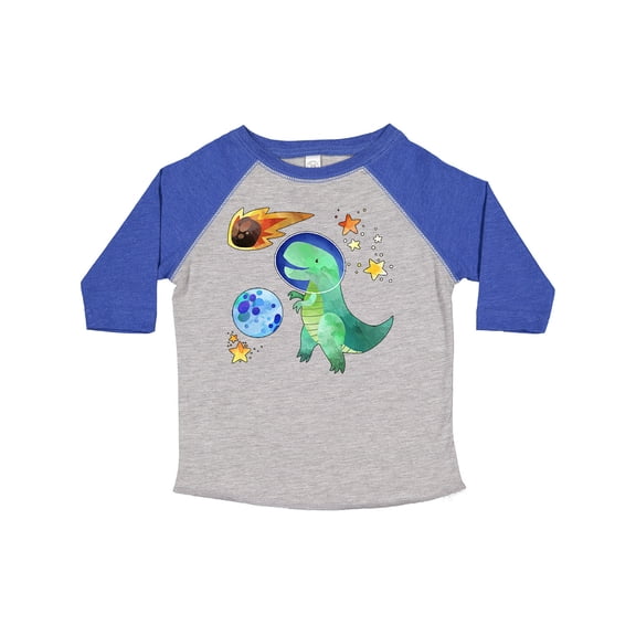 Inktastic Tyrannosaurus Rex Vs. Meteor Fun Space Dinosaur Boys or Girls Toddler T-Shirt