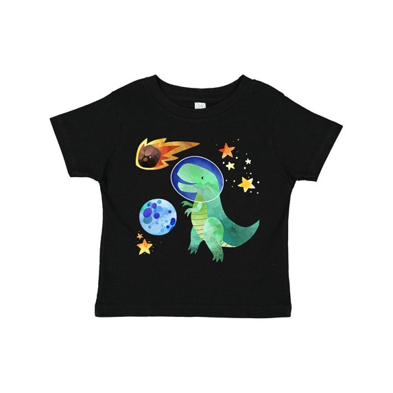 Inktastic Tyrannosaurus Rex Vs. Meteor Fun Space Dinosaur Boys or Girls Toddler T-Shirt
