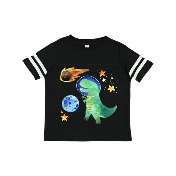 Inktastic Tyrannosaurus Rex Vs. Meteor Fun Space Dinosaur Boys or Girls Toddler T-Shirt