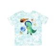 thumbnail image 1 of Inktastic Tyrannosaurus Rex Vs. Meteor Fun Space Dinosaur Boys or Girls Toddler T-Shirt, 1 of 5