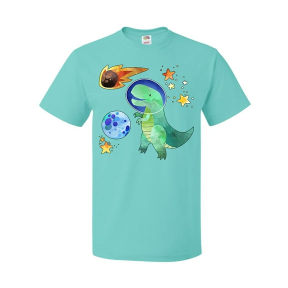 Inktastic Tyrannosaurus Rex Vs. Meteor Fun Space Dinosaur T-Shirt