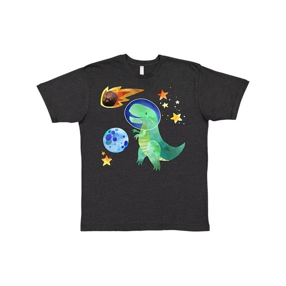 Inktastic Tyrannosaurus Rex Vs. Meteor Fun Space Dinosaur T-Shirt