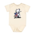 thumbnail image 1 of Inktastic US Flag Westie Boys or Girls Baby Bodysuit, 1 of 5