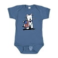 thumbnail image 1 of Inktastic US Flag Westie Boys or Girls Baby Bodysuit, 1 of 5