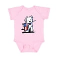 thumbnail image 1 of Inktastic US Flag Westie Boys or Girls Baby Bodysuit, 1 of 5