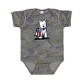 thumbnail image 1 of Inktastic US Flag Westie Boys or Girls Baby Bodysuit, 1 of 5