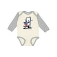 thumbnail image 1 of Inktastic US Flag Westie Boys or Girls Long Sleeve Baby Bodysuit, 1 of 5